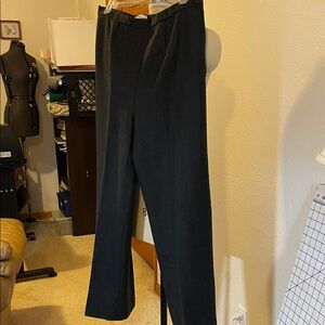 Elegant Black Wide Leg Women's Pants